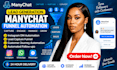 create manychat lead generation funnel automation