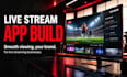 iptv app, smart tv app, android tv app, streaming app, and video streaming app