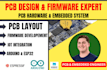 design embedded hardware, pcb, firmware,iot system, pcb hardware,arduino,esp32