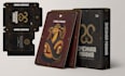 create printable card game designs, playing card deck board game and box design