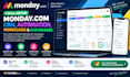 setup monday com CRM, monday automation, monday workflows and monday dashboards