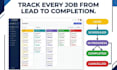 build contractor quote job costing, invoice automation system in excel workbook