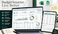 create automated excel google sheets budget spreadsheets for personal finance
