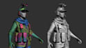 create custom 3d character sculpt modeling, figurine and action figure 3d models