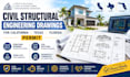 civil structural engineering drawings for california texas florida permit