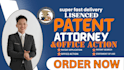 be your patent attorney for patent application, drafting and prosecution