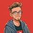 draw a custom youtube thumbnails for you