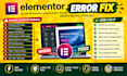 fix elementor bugs, errors, loading and responsive issues
