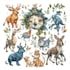 make animal illustrations in watercolor