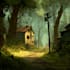 draw anime background, 2d environment, landscape