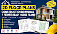 provide architect, draftsman service for house plan and commercial architecture