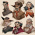 dnd character art and dnd character art