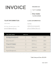 create a modern and professional invoice design