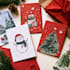 create unique holiday and christmas card illustrations
