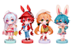paint chibi anime character in cute style