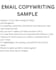 be your professional copywriter