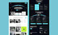 design modern figma wesbite UI UX and mobile app UI UX