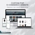 create a powerful custom ecommerce website with admin dashboard