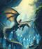 create a stunning dragon fantasy book cover