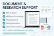 give virtual assistance services