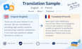 translate documents into multiple languages
