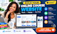 build an online course website with student dashboard and payments