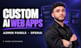 build ai web apps with openai and admin dashboards