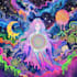 design retro psychedelic poster art