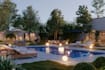 do garden swimming pool patio pergola deck