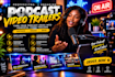 create a professional ai podcast video with realistic hosts