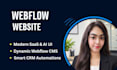 build a modern webflow website for saas and ai startups