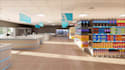 do 3d retail store design restaurant cafe and coffee shop with 3d rendering