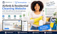 design airbnb, residential cleaning wordpress bookingkoala website