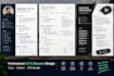 create a professional CV and resume