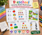 create preschool activity book illustrations