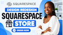 develop, design and build squarespace store, squarespace website