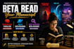 beta reader, romance beta reader, beta reader fantasy, critique beta reader