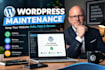 maintain your wordpress website with updates, backups and security