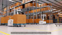 create 3d industrial animation, robotic picking, warehouse automation
