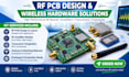 design rf pcb, rf amplifier module, transceiver and wireless prototype board