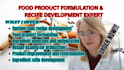 develop professional recipes and food product formulations