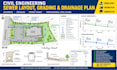 design civil engineering stamp ohio texas sewer layout grading and drainage plan