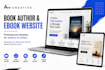 design book author website, ebook website or redesign your wix website