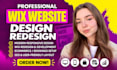 wix website redesign wix website design wix website development wix website