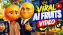 create engaging viral ai fruit story or talking object videos