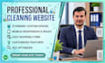 create a cleaning service website for house and office cleaning