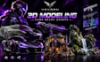 create 3d models and game ready 3d assets