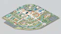 create 2d isometric map, route map, event map, wayfinding map and venue map