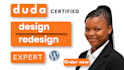 design responsive duda website