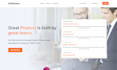 create a modern landing page